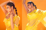 Mouni Roy stuns in a yellow saree for new photoshoot, see pics